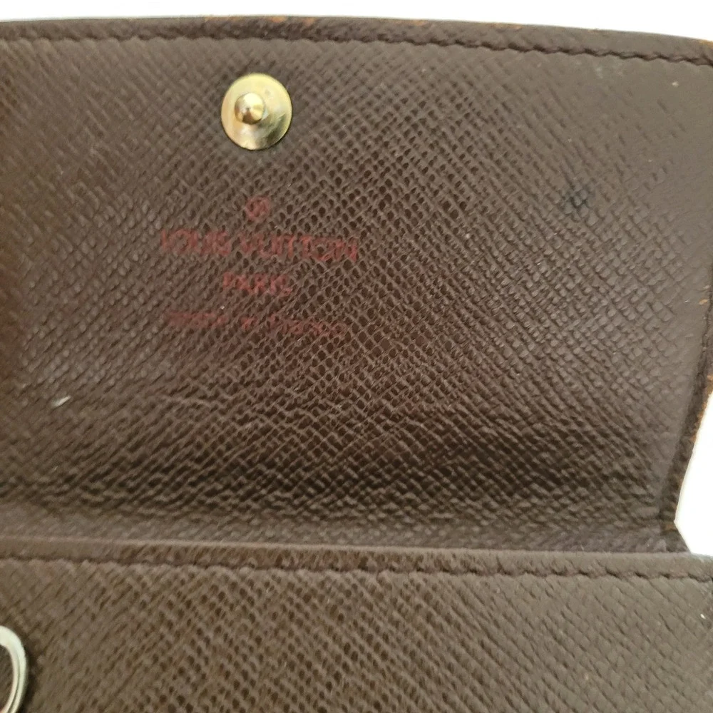 Louis Vuitton 6 Key Holder Damier Ebene Brown Canvas Wallet CT0044 France